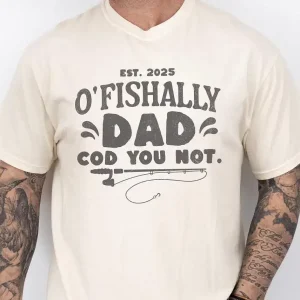 Custom-1.webp Custom Funny Fishing T-Shirt for Dad, Birthday Gift for Dad, Father's Day Gift