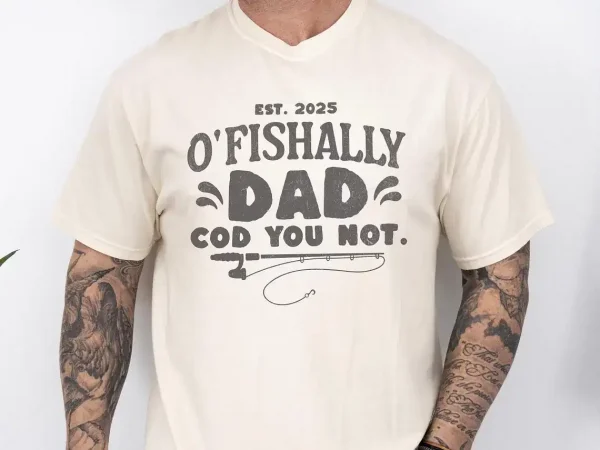 Custom Funny Fishing T-Shirt for Dad, Birthday Gift for Dad, Father's Day Gift