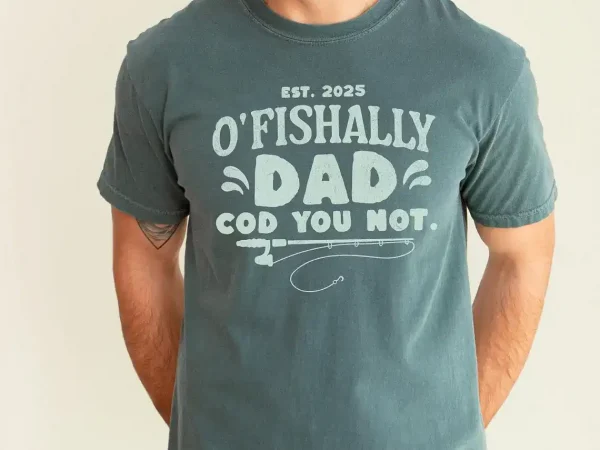 Custom Funny Fishing T-Shirt for Dad, Birthday Gift for Dad, Father's Day Gift