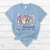 Custom Baseball Grandma T-Shirt, Personalized Baseball Grandma Tee Shirt, Baseball Mimi Shirt With Kid Names, Gift for Lover Baseball