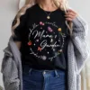 Custom Birth Month Flower Mom, Mama's Garden, Floral Mama T-Shirt, The Best Idea for Mother's Day Gift