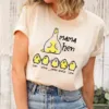 Custom Chicken Mom T-Shirt With Kids Names, Mama Hen Personalized Mom, Mother's Day Shirt, Custom Kid's Names Mom Shirt, Gift For Mom
