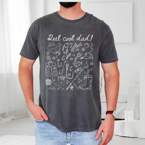 Fishing, Dad Gift, Fishing Lover Dad T-Shirt, Fishing Gift Fisherman, Dad Birthday Gift Funny Dad Shirt