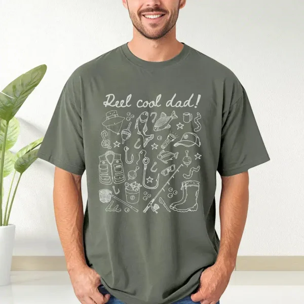 Fishing, Dad Gift, Fishing Lover Dad T-Shirt, Fishing Gift Fisherman, Dad Birthday Gift Funny Dad Shirt