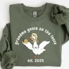 Custom Grandma Goose On The Loose Sweatshirt, Cute Grandma , Funny Goose Gift, New Grandma Crewneck, Mothers Day Gift, Funny Grandma, Gigi Sweater