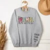 Custom-Mama-Sweatshirt-with-Kid-Name-This-Mama-Wear-Her-Heart-On-Her-Sleeve-Sweatshirt-Personalized-Mom-Shirt-With-Names-Mothers-Day-Gift-2.jpg Custom Mama Shirt, Heart on Sleeve, Personalized Gift for Mom