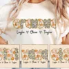 Custom Name Grandma Nini Mimi Nana, Mama Varsity, Family Shirt Matching - The Best Mother's Day Gift