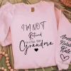 Custom Grandma Goose On The Loose Sweatshirt, Cute Grandma , Funny Goose Gift, New Grandma Crewneck, Mothers Day Gift, Funny Grandma, Gigi Sweater