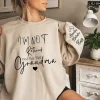 Custom Grandma Goose On The Loose Sweatshirt, Cute Grandma , Funny Goose Gift, New Grandma Crewneck, Mothers Day Gift, Funny Grandma, Gigi Sweater