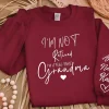 Custom Grandma Goose On The Loose Sweatshirt, Cute Grandma , Funny Goose Gift, New Grandma Crewneck, Mothers Day Gift, Funny Grandma, Gigi Sweater
