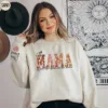 Custom-This-Mama-Wears-Her-Heart-on-Her-Sleeve-Sweatshirt-Floral-Mama-Sweatshirt-Mothers-Day-Gift-Personalized-Mom-Sweater-With-Kids-Name-3.jpg Mother's Day Gift, Custom Heart on Sleeve Shirt with Children's Names