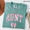 Comfort Colors Aunt T-Shirt, Cute Auntie Shirts, New Aunt Gift, Pregnancy Announcement, Gift for Aunt, Pregnancy Reveal to Aunt Cool Aunt Club