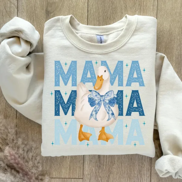 Cute Mama Coquette, Goose Lover, Mother's Day Sweatshirt ? The Best Mother 's Day Gift