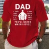 DAD Men's Inspirational Black T-Shirt
