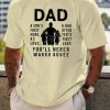 DAD Men's Inspirational Black T-Shirt