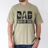 Dad is Man of God T-Shirt, The Best Father's Day Gift