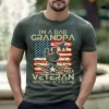 Dad-Grandpa-Veteran-Shirt-1.webp Dad Grandpa Veteran Shirt, Patriotic Graphic Tee For Him, Military Gift Idea For Veterans, American Flag Shirt,Father’s Day Gift For Grandpa