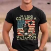 Dad-Grandpa-Veteran-Shirt-3.webp Dad Grandpa Veteran Shirt, Patriotic Graphic Tee For Him, Military Gift Idea For Veterans, American Flag Shirt,Father’s Day Gift For Grandpa