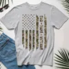 Dad-Papa-Veteran-Shirt-3.jpg Dad Papa Veteran T-Shirt, Patriotic Military Dad T-Shirt, Veteran Grandpa Gift, Father's Day Tee for Him, US Flag Army Dad Tee, Hero Gift