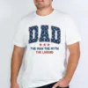 Dad-The-Man-The-Myth-The-Legend-Shirt-2.jpg Dad The Man The Myth The Legend T-Shirt, Veteran Dad Tee, Hero Dad Shirt, Gift For Patriotic Dad, US Flag Dad Shirt, Fathers Day Gift