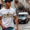 Dad-Veteran-Shirt-1.jpg Dad Veteran T-Shirt, Patriotic Gift for Dad Memorial Day, Veterans Day Gift Military Dad USA Flag Shirt, Gift for Him Gift for Veteran