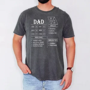 DnD-Dad-Shirt-Block-1.webp DnD Dad Shirt Block, Fathers Day Gifts, Funny DnD T-Shirt, The Best Father's Day Gift