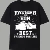 Father-Son-Friendship-Word-Print-American.webp Father-Son Friendship Word Print American Trendy Brand Design Graffiti Letter Print T-Shirt