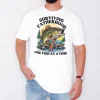 Fatherhood-Fishing-1.webp Fatherhood Fishing T-Shirt, funny Bass Tee, Surviving Fatherhood, Fishing Enthusiast, The Best Father's Day Gift