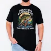 Fatherhood-Fishing-2.webp Fatherhood Fishing T-Shirt, funny Bass Tee, Surviving Fatherhood, Fishing Enthusiast, The Best Father's Day Gift