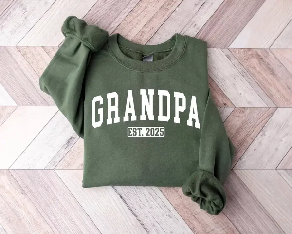 Custom Grandpa Shirt Custom Grandpa Shirt Grandpa Est Shirt Grandpa Pregnancy Announcement Grandpa Birthday Gift Granddad