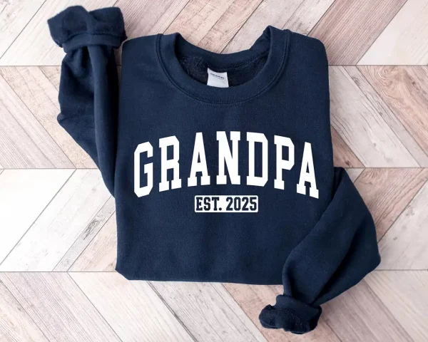 Custom Grandpa Shirt Custom Grandpa Shirt Grandpa Est Shirt Grandpa Pregnancy Announcement Grandpa Birthday Gift Granddad
