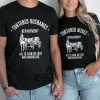 Funny Couples Shirt, Tortured Husband Wife Department Couples T-Shirts, Husband And Wife Couples Trip Tees, Anniversary Gifts For Couples