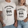 Funny Couples Shirt, Tortured Husband Wife Department Couples T-Shirts, Husband And Wife Couples Trip Tees, Anniversary Gifts For Couples