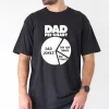Funny-Dad-Graphic-Tee-4.webp Dad Pie Chart Include Dad Jokes, Dad For Things, Fix Things, Funny Dad Graphic Tee, The Best Father's Day Gift