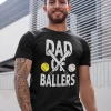Funny-Dad-of-Ballers-T-shirt-3.webp Softball Baseball Dad Shirt ? Proud Sports Dad of Ballers ? Father's Day Gift