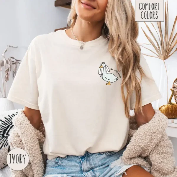 Funny Goose Shirt Women Mr and Mrs Honeymoon Shirt Wedding Gift for Couple Goose Gifts Wedding Shower Gift Funny Matching Shirt Bride Groom