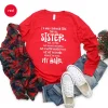 Funny Sister Sweatshirt, Sister Gift, Big Sister Longsleeve, Little Sisters, Gifts For Sister, Big Sister Gift, Funny Saying