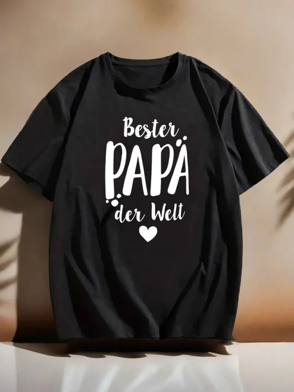 German-World-s-Best-Dad-MenS-Short-Sleeve-3.webp German World's Best Dad Men's Short Sleeve T-shirt Summer T-shirt Top