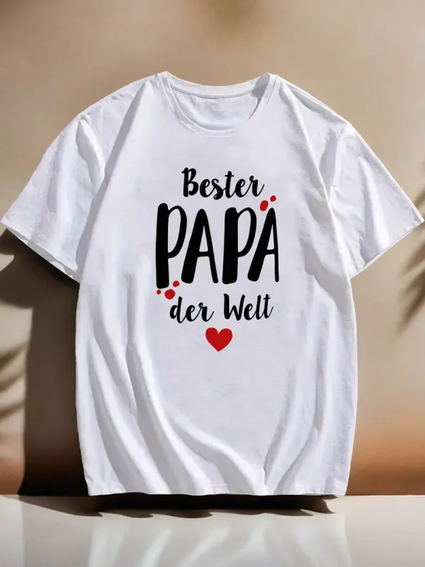 German-World-s-Best-Dad-MenS-Short-Sleeve-4.webp German World's Best Dad Men's Short Sleeve T-shirt Summer T-shirt Top