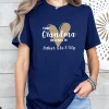 Grandma Shirt, Personalized Shirt, Mum T Shirt, Custom Grandma Tee, Heart T-shirt, New Grandma Gift