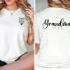 Grandma Est Date T-Shirt, Personalized Grandma T-shirt, Cool Grandma Shirt, Mother's Day Gift, Custom Grandma Shirt, Gift for Grandma