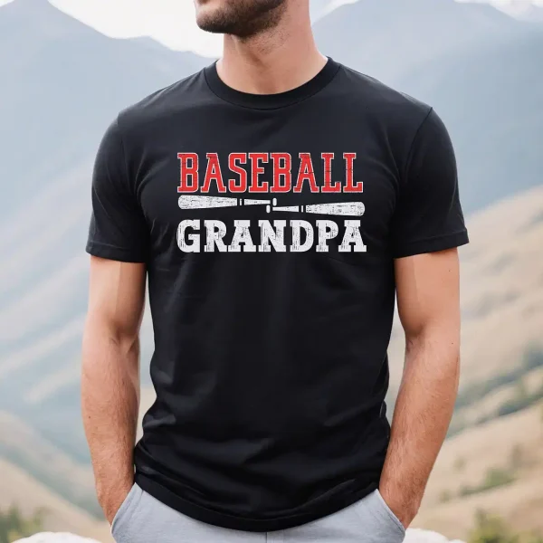 Baseball Grandpa Shirt ? Cool Grandpa Sports Tee ? Father's Day Gift