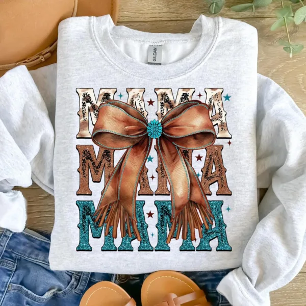 Western Mama, Howdy Cowhide, Coquette Mama, Mother's Day Gift