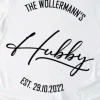 Hubby Wifey T Shirts, Matching Wedding T-Shirts, Anniversary T-Shirts, Honeymoon Mr And Mrs T-Shirts