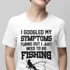 I Googled My Symptoms I Need To Go Fishing T-shirt, Fishing Shirts, Fisher Dad Gift, Men's Funny Gift Top, Boy Birthday