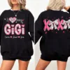I Love Being Gigi, Grandma and Grandkids - Personalized Sweatshirt - Gift For Grandma, Mom, Wife