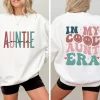 In My Cool Aunt Era Sweatshirt, In My Aunt Sweater, Retro Aunt Sweatshirt, Gift For Aunt Sweatshirt, Funny Aunt Sweater, Auntie