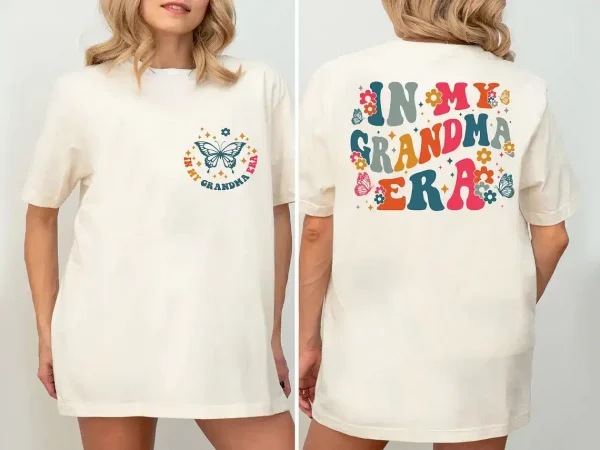 In My Grandma Era, Grandma T-Shirt, Cool Grandma Shirt, Best Grandma T-Shirts, Proud New Grandma Tee, Funny Grandma
