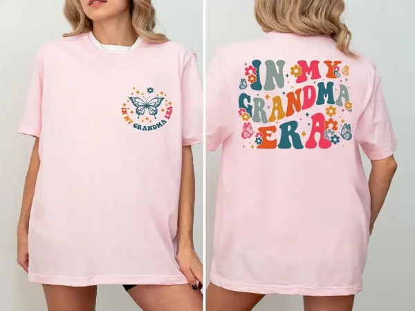 In My Grandma Era, Grandma T-Shirt, Cool Grandma Shirt, Best Grandma T-Shirts, Proud New Grandma Tee, Funny Grandma