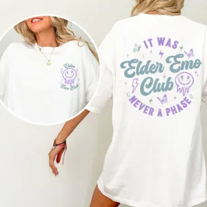 It Was Never A Phase, Emo Mom Club, Emo Moms Skeleton, Motherhood T-Shirt, The Best Idea for Mother's Day Gift